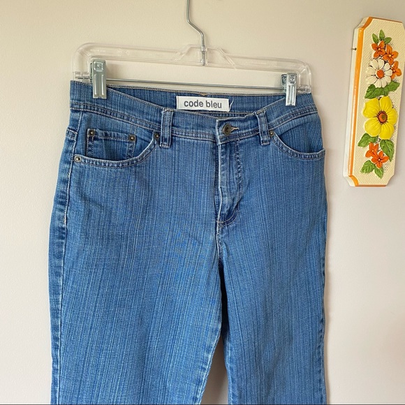 Vintage Cuffed Capris Denim Jean Pants - Picture 10 of 11
